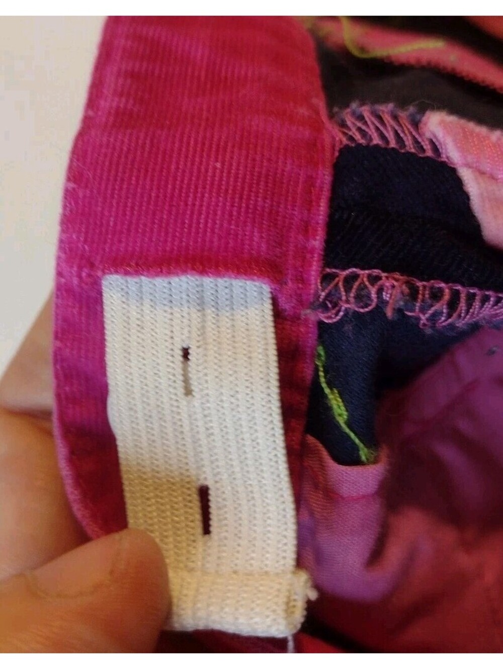 Lilly Pulitzer Velveteen Micro Mini Skirt Y2K Preppy Argyle Plaid Pink XS - Picture 7 of 8